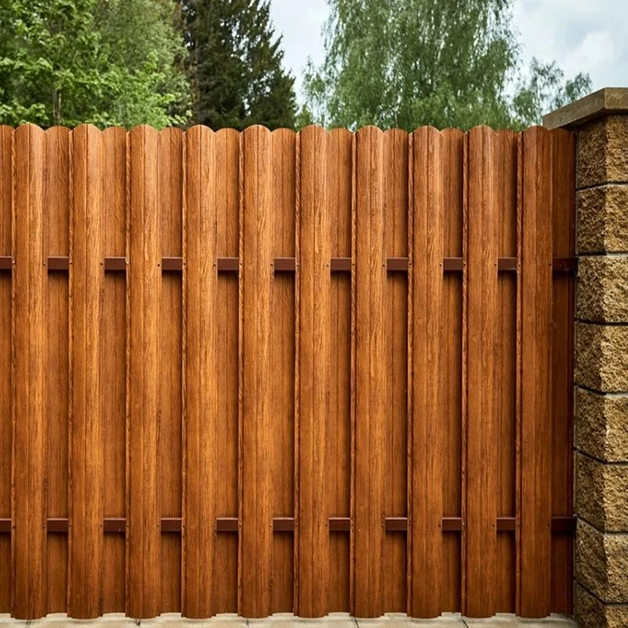 штакетник с двухсторонним заполнением